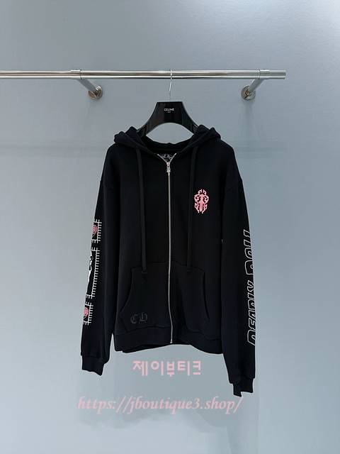 크롬하츠 남녀 공용 후드 집업