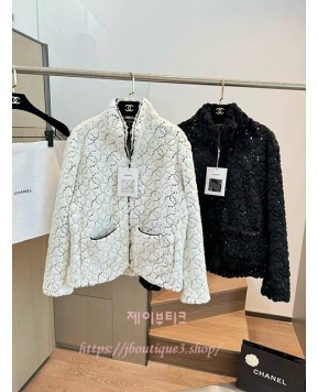 샤넬 퍼 자켓 (2color)