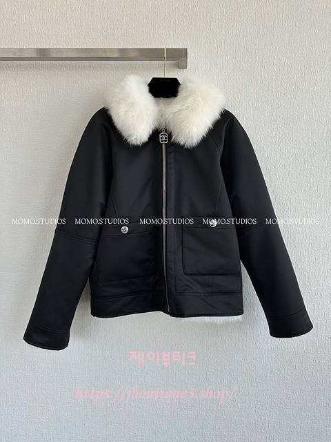 샤넬 퍼 자켓