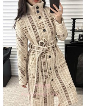 로로피아나 트위드 코트