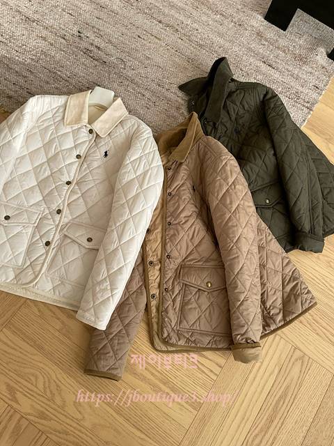 버버리 퀼팅 점퍼 (3color)