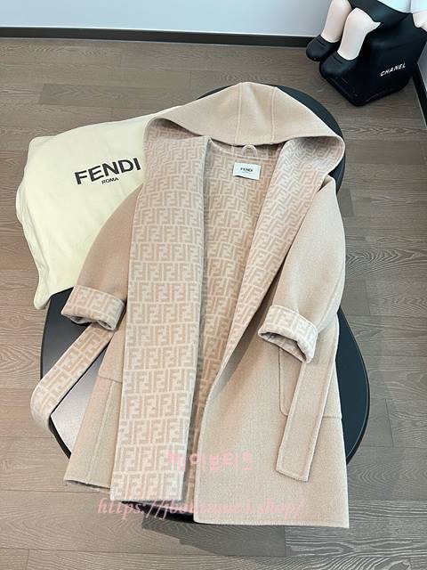 펜디 롱 코트 (2color)