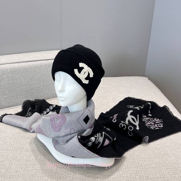 샤넬 숄 머플러