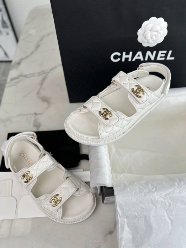 샤넬 벨크로 샌들