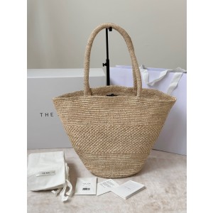 더로우 Emilie 라피아 토트백