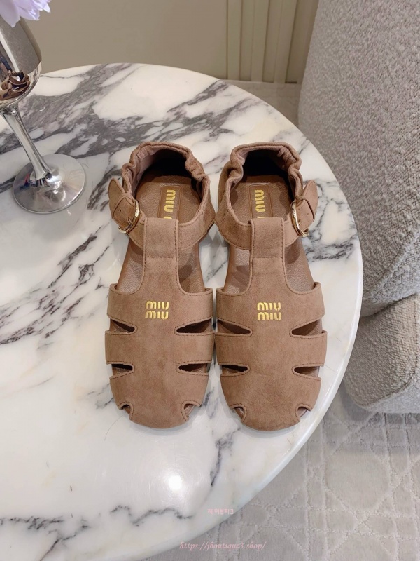 미우미우 루슈 피셔맨 샌들