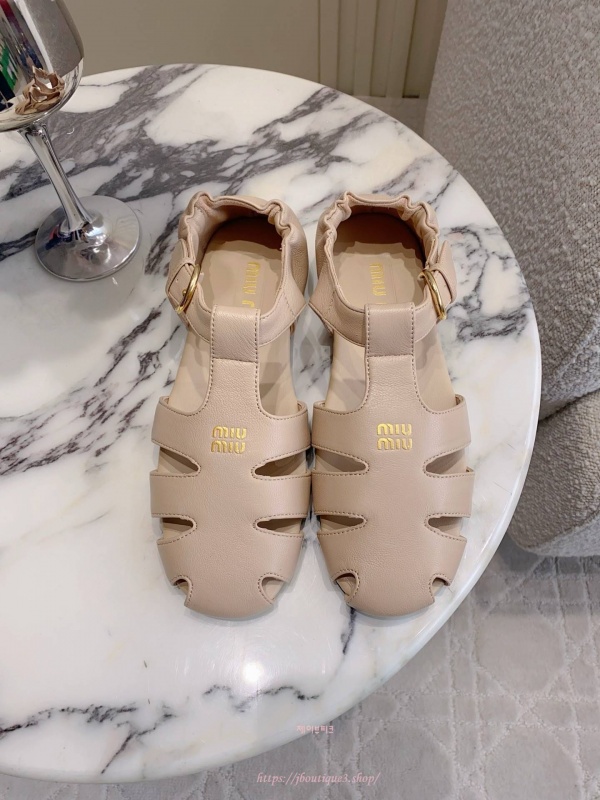 미우미우 루슈 피셔맨 샌들