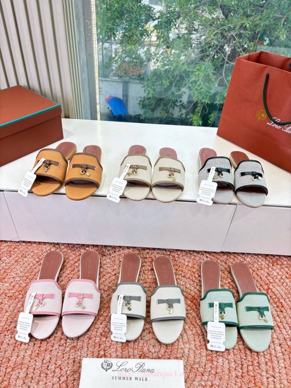 로로피아나 샌들 힐 (6color)