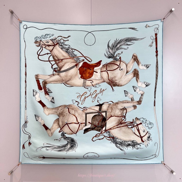에르메스 신상 Grand Galop 스카프 90