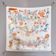 에르메스 Le Pommier Sellier 스카프 90