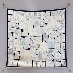 에르메스 Le Philateliste du Faubourg 스카프 90