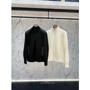 몽클레어 남성 패디드 니트 집업 자켓 (2color)