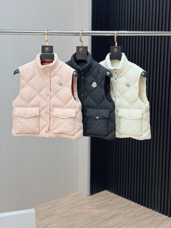 몽클레어 여성 Biois 다운 패딩 베스트 (3color)