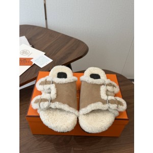 에르메스 시어링 샌들